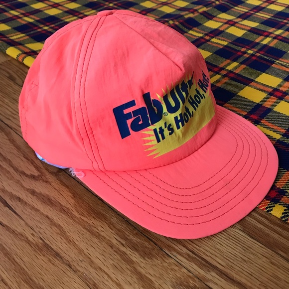 Vintage Fab Ultra SnapBack Orange Yellow Hat - Picture 3 of 7